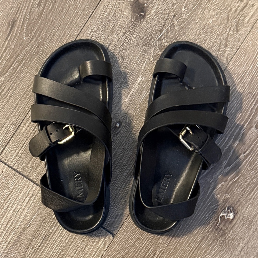 A. Emery black sandals